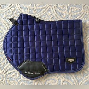 LeMieux Loire Classic Close Contact Square Horse Saddle Pad, Navy Blue,